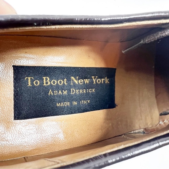 To Boot New York Adam Derrick Classic Lace Up Oxford Leather Shoes Size 7.5 main image 6